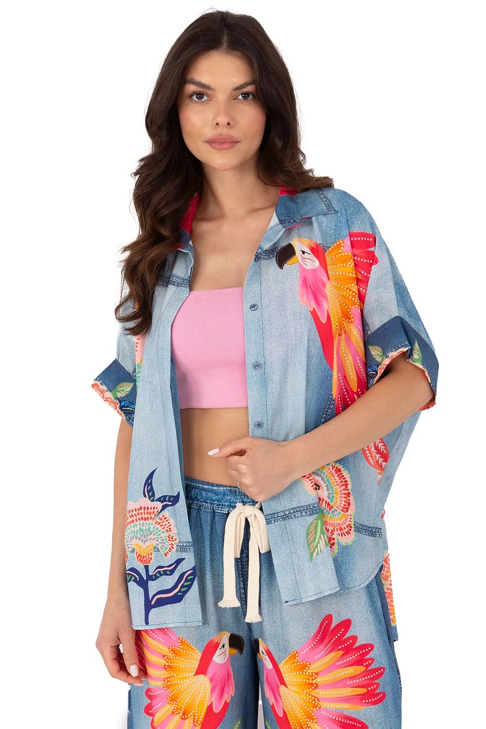  Rövid ujjú ing model 210033 Italy Moda 