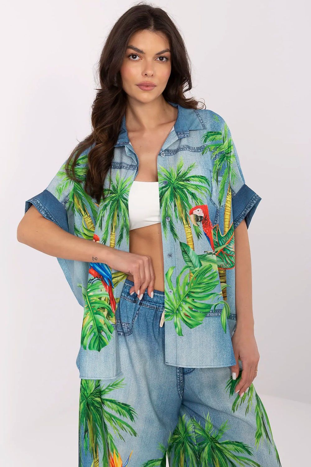  Rövid ujjú ing model 210034 Italy Moda 