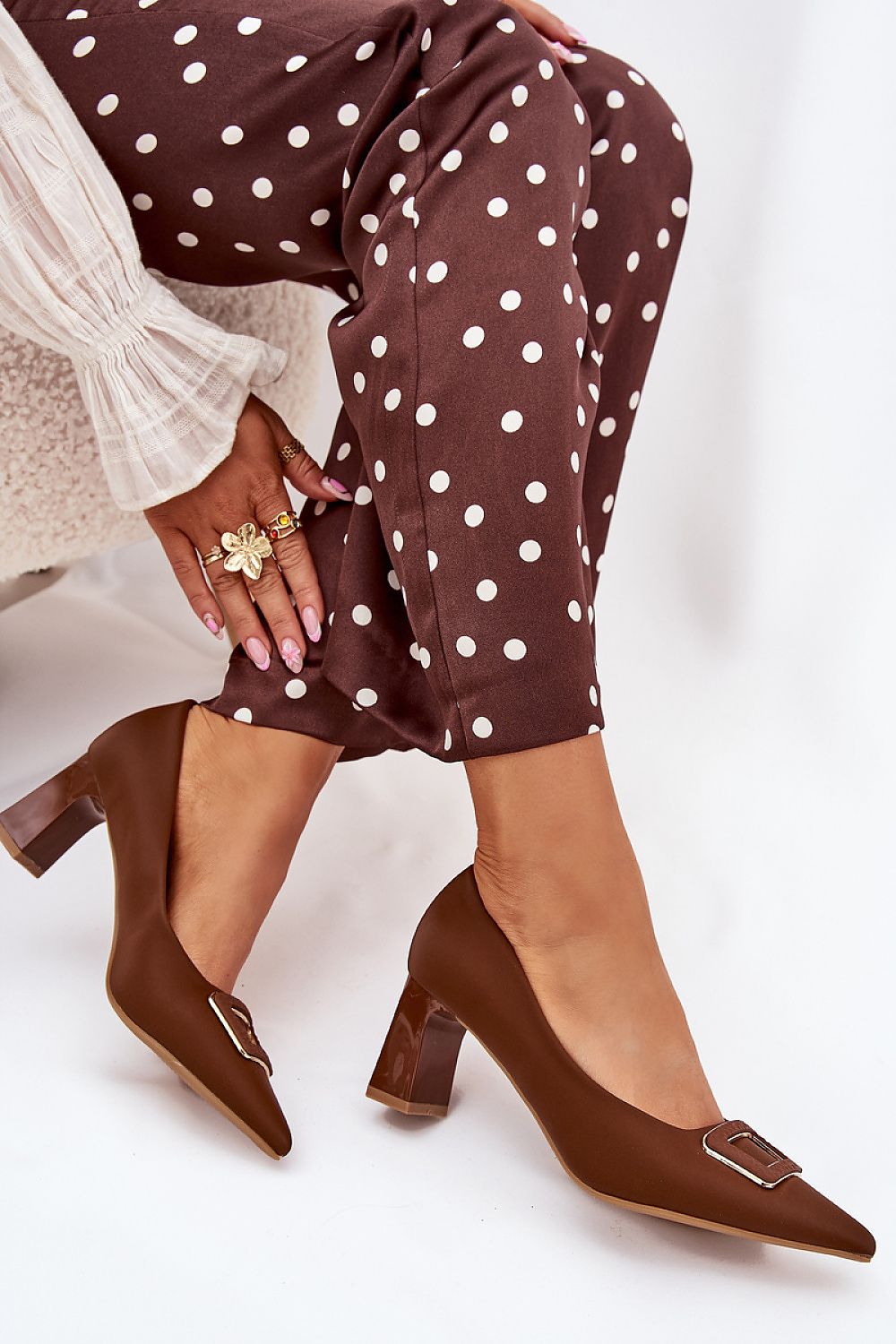  Magassárkú körömcipő model 216023 Step in style 